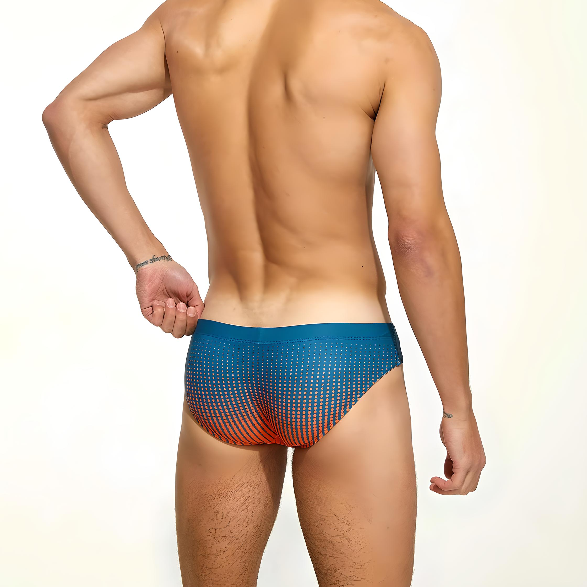 Gradient Splash Swim Briefs