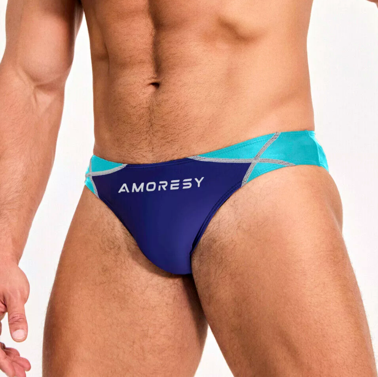 Blue Zircon Swim Briefs