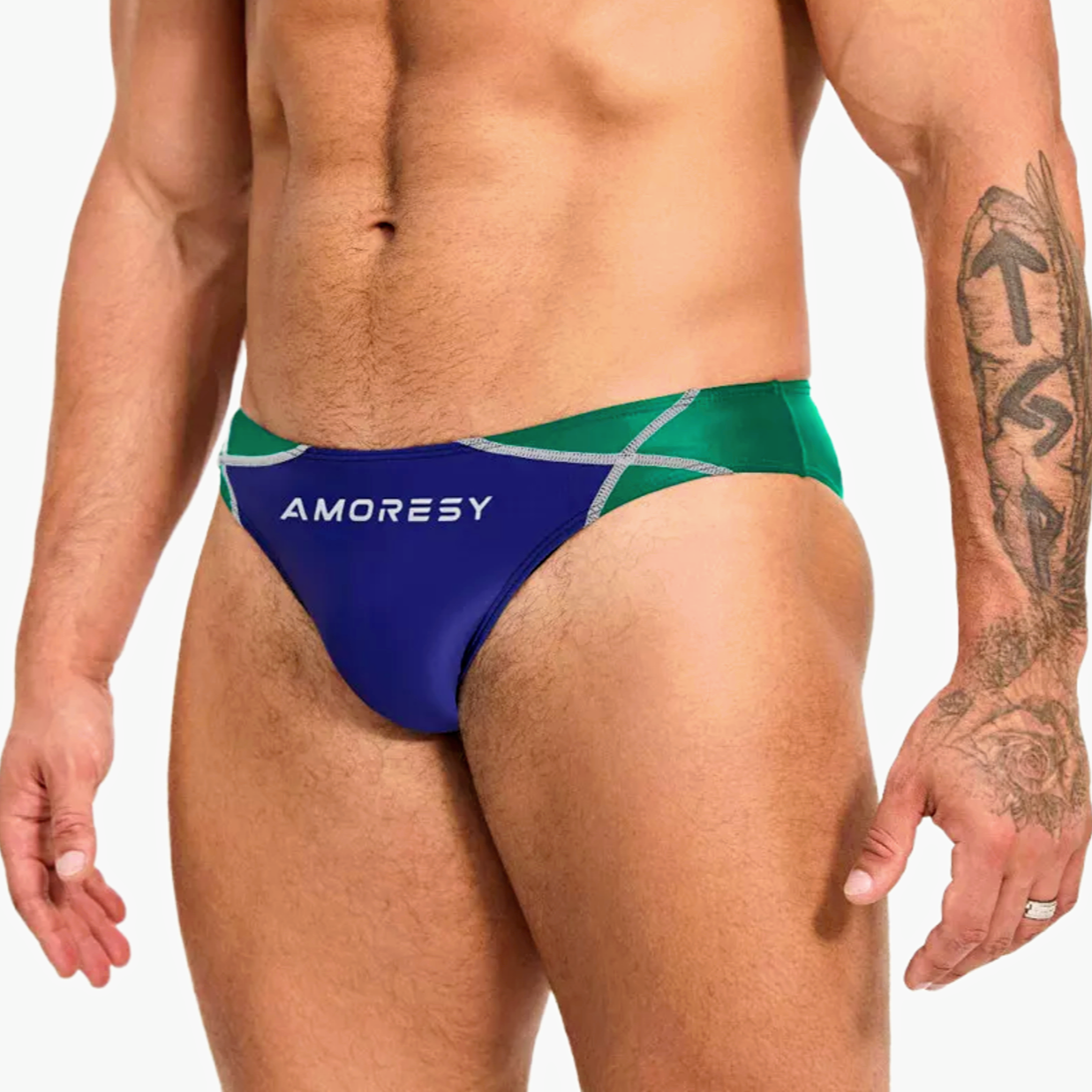 Forest Tourmaline Swim Briefs